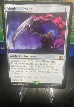 Magitek Scythe - Final Fantasy #0562 Rare - Mint - MTG New Free Shipping! âœ¨ - Image 1