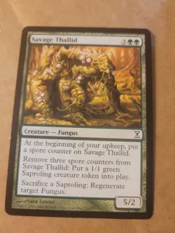 Savage Thallid (213) Time Spiral MTG Magic The Gathering LP Fungus BULK DISCOUNT - Image 1