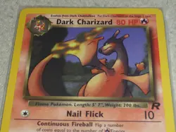 POKEMON DARK CHARIZARD 21/82 CARD 2000 TCG RARE NR MINT NON-HOLO TEAM ROCKET - Image 2