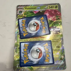 Venusaur ex & Blastoise EX  Sv07: Stellar Crown Holo Stamp 3 promos w Jumbo card - Image 2