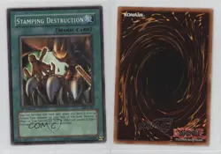 Stamping Destruction 1st Ed. YuGiOh Legacy of Darkness #LOD-046 2003 af0 - Image 3