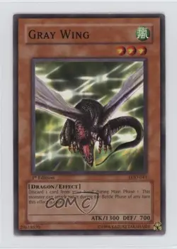 Gray Wing 1st Ed. YuGiOh Legacy of Darkness #LOD-041 2003 1l2 - Image 1