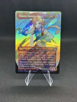MTG Final Fantasy Zidane Tantalus Thief Borderless Surge Foil - Image 1