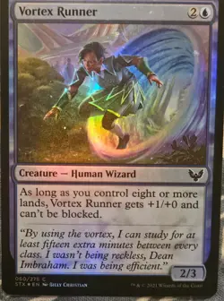 Vortex Runner FOIL #060/275 Strixhaven: School of Mages STX MTG Magic - Image 1