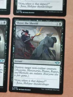 4x Shoot the Sheriff **NEAR MINT** **UNPLAYED** MTG - Image 4