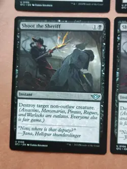 4x Shoot the Sheriff **NEAR MINT** **UNPLAYED** MTG - Image 5