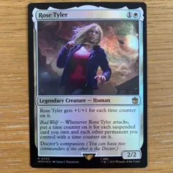 MTG - ROSE TYLER - Universes Beyond: Doctor Who - RARE -  FOIL - NM Magic Card - Image 1
