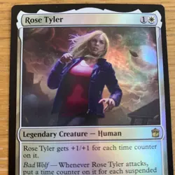 MTG - ROSE TYLER - Universes Beyond: Doctor Who - RARE -  FOIL - NM Magic Card - Image 2