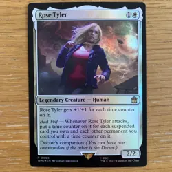 MTG - ROSE TYLER - Universes Beyond: Doctor Who - RARE -  FOIL - NM Magic Card - Image 6