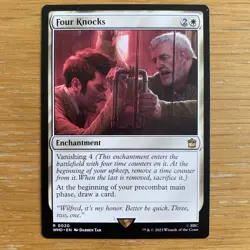 MTG - Four Knocks Doctor Who Magic The Gathering Card Rare Near Mint - Image 6