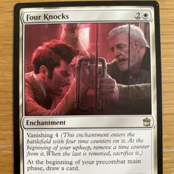 MTG - Four Knocks Doctor Who Magic The Gathering Card Rare Near Mint - Image 7