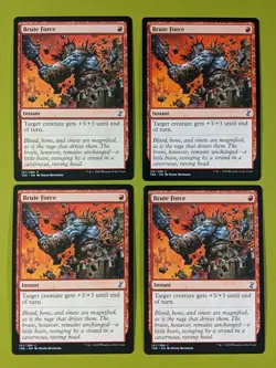 Brute Force x4 Time Spiral Remastered 4x Magic the Gathering MTG - Image 2