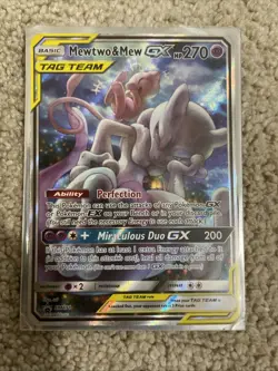 PokÃ©mon Mewtwo and Mew GX Tag Team TCG Card #SM191 - Image 1