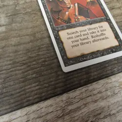 Magic The Gathering MTG Demonic Tutor Revised 3rd LP Excellent Ungraded - Image 2