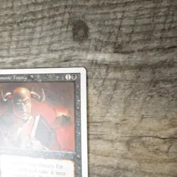 Magic The Gathering MTG Demonic Tutor Revised 3rd LP Excellent Ungraded - Image 4