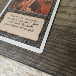 Magic The Gathering MTG Demonic Tutor Revised 3rd LP Excellent Ungraded - Image 5