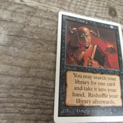 Magic The Gathering MTG Demonic Tutor Unlimited 1993 MP Good Ungraded - Image 4