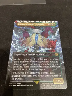 NM MTG Jenova, Ancient Calamity Borderless - Final Fantasy - 0346 - Image 4