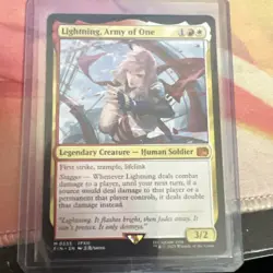 MTG Lightning, Army of One FINAL FANTASY (FIN 0233 Regular) Near Mint - Image 1