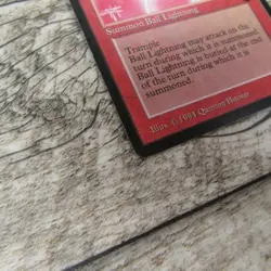 Magic The Gathering MTG Ball Lightning The Dark 1994 MP Good Ungraded - Image 2