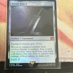 MTG Buster Sword Final Fantasy Foil #0255 - Image 1