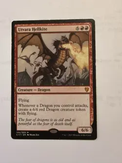Utvara Hellkite - Commander 2017 C17 - NM - MTG Magic The Gathering Dragon EDH - Image 1