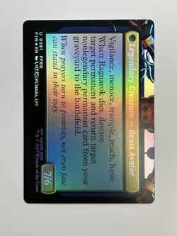 MTG Magic the Gathering FOIL Fang, Fearless l’Cie Borderless FIN - Image 2