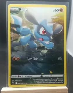 Riolu GG26/GG70 Crown Zenith: Galarian Gallery Pokemon Tcg Pack Fresh - Image 1
