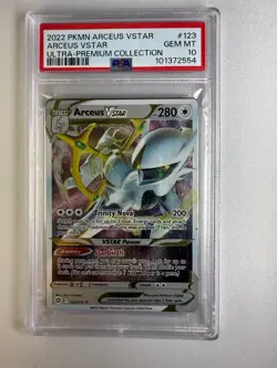 2022 Pokemon Arceus Vstar Ultra-Premium Metal -  Arceus Vstar #123 PSA 10 - - Image 1