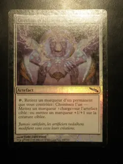 mtg magic power duct FOIL mirror FRENCH vf fr duct d'alimentaire played - Image 3