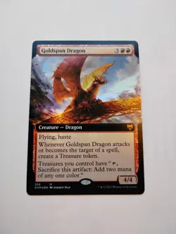 Goldspan Dragon (Extended Art) Kaldheim Foil - Image 1