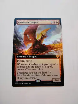 Goldspan Dragon (Extended Art) Kaldheim Foil - Image 3