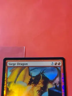 2014 Magic The Gathering Magic 2015 Foil #162 Siege Dragon, Rare, Red, cd1 - Image 2