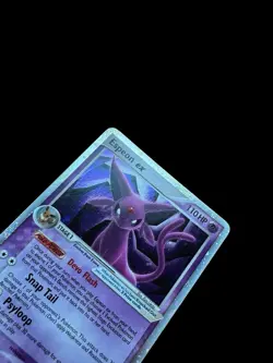 2005 Pokemon EX Unseen Forces Espeon EX English Holo 102/115 LP+ - Image 3