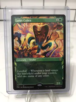 Lotus Cobra (Showcase) Zendikar Rising Regular MTG 🔥 Pack Fresh! - Image 2