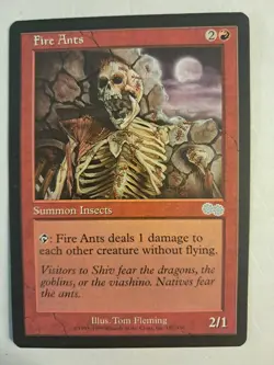 FIRE ANTS Urza's Saga (187/350) MTG MAGIC LP BULK DISCOUNT - Image 1