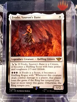MTG Frodo, Sauron's Bane Universes Beyond: The Lord of the Rings - LP - Image 3