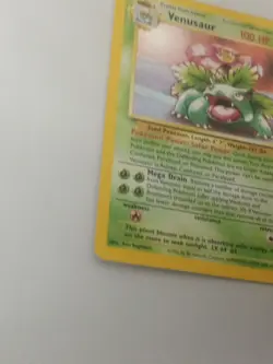 VENUSAUR BLACK STAR PROMO#13 HOLO RARE POKEMON CARD - Image 3
