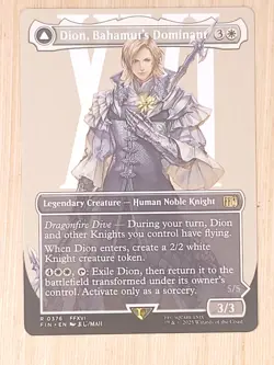 2025 Magic: The Gathering Final Fantasy #0376 DIon, Bahamut's Dominant/ Bahamut - Image 1