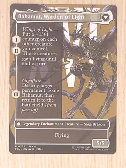 2025 Magic: The Gathering Final Fantasy #0376 DIon, Bahamut's Dominant/ Bahamut - Image 2