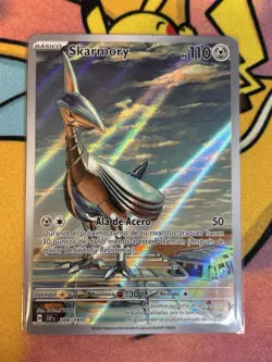 Skarmory 209/191 Illustration Rare Surging Sparks Pokemon Card Mint SPANISH - Image 1