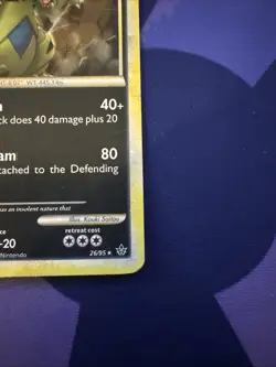 Tyranitar 26/95 Holo Rare Pokemon Card HGSS Unleashed LP - Image 4