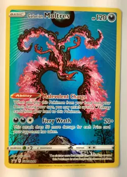Pokemon Galarian Moltres SWSH284 Sword & Shield Promo Card Holo NM pack fresh #2 - Image 2