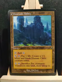 Westvale Abbey (Retro) - Innistrad Remastered - NM (see pics) - Rare - MTG - Image 1