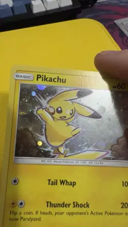 HD Swirl Pikachu Cosmos Holo SM98 Black Star Promo 2017 PokÃ©mon Card LOOK AT PIC - Image 1