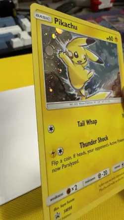 HD Swirl Pikachu Cosmos Holo SM98 Black Star Promo 2017 PokÃ©mon Card LOOK AT PIC - Image 2