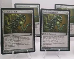 1 x Grafted Exoskeleton - Scars of Mirrodin #162/249 MTG LP/MP 5 available - Image 4