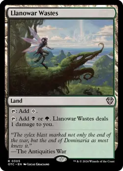 MTG Outlaws of Thunder Junction Commander - Llanowar Wastes - Image 2