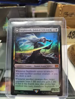 Mth Final Fantasy Sephiroth Fabled Soldier Prerelease Foil - Image 1