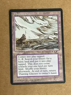 MTG Magic the Gathering Thawing Glaciers (144/199) Alliances LP - Image 1